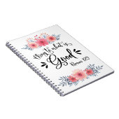 Inspirerend Bijbelversen - Romeinen 12:9 Notitieboek (Rechterzijde)