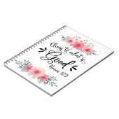 Inspirerend Bijbelversen - Romeinen 12:9 Notitieboek (Linkerzijde)