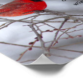 Inspirerend Bijbelversie, psalm 91:4 Poster (Hoek)