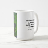 Inspirerend bijbelverzegelde Paarse druiven Koffiemok (Voorkant rechts)