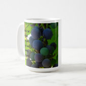 Inspirerend bijbelverzegelde Paarse druiven Koffiemok (Voorkant links)