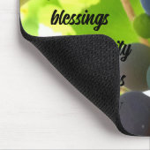 Inspirerend bijbelverzegelde Paarse druiven Muismat (Hoek)