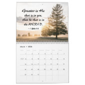 Inspirerend Bijbelverzen en Natuur foto's Kalender (Mar 2026)