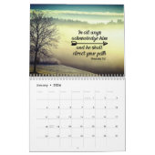 Inspirerend Bijbelverzen en Natuur foto's Kalender (Jan 2026)