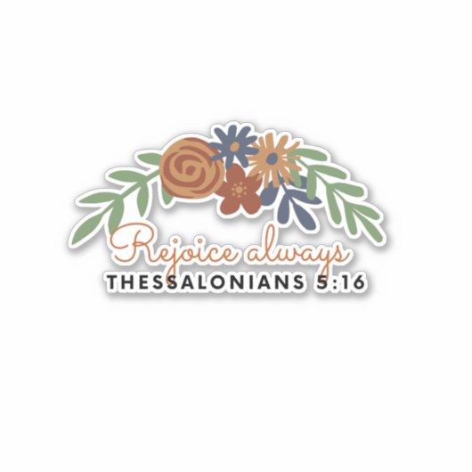 Inspirerend bijbelverzen Stickers (Voorkant)