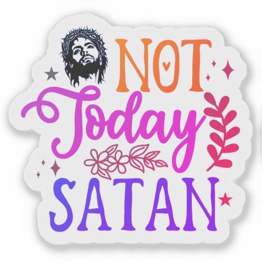 Inspirerend bijbelverzen Stickers (Voorkant)