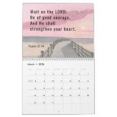 Inspirerend Bijbelverzen & Waterverf Kunst Kalender (Mar 2026)