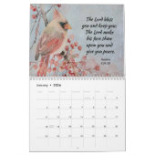 Inspirerend Bijbelverzen & Waterverf Kunst Kalender (Jan 2026)