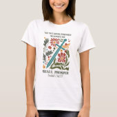 Inspirerend Bijbelverzen Wildflower T-shirt (Voorkant)