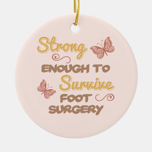 Inspirerend blaaschirurgie voor vrouwen keramisch ornament (Voorkant)