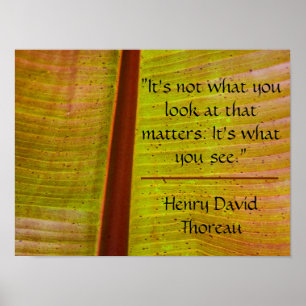 Inspirerend blad poster