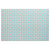 INSPIREREND BLAUW KRUIS IK HOU VAN JEZUS STOF (Fat Quarter)