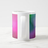 Inspirerend blauwe Paarse dragonvlieg Grote Koffiekop (Achterkant)