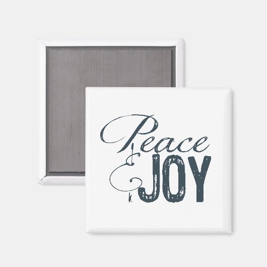 Inspirerend Blauwe Vrede en Blijdschap Magneet (Voorkant / Achterkant)