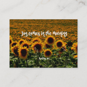 Inspirerend blijdschap bijbelvers visitekaartje