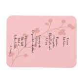 Inspirerend blijdschap blijdschap droomgedicht magneet (Horizontaal)