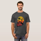 Inspirerend 'Blijf positief' tekst T-shirt ontwerp (Voorkant volledig)