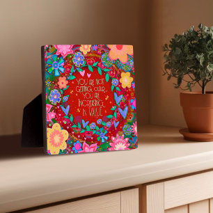 Inspirerend Bloemen Leuke Verjaardag Quote Fotoplaat