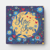 Inspirerend bloemen meer dan citaat inspiratie fotoplaat (Voorkant)