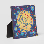 Inspirerend bloemen meer dan citaat inspiratie fotoplaat (Voorkant)