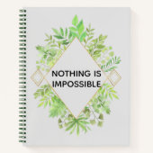 Inspirerend Bloemen Notitieboek (Voorkant)