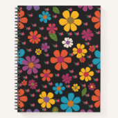 Inspirerend bloemenjournaal notitieboek (Voorkant)