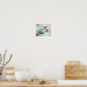 inspirerend Boeddha citaat waterverf Poster (Keuken)