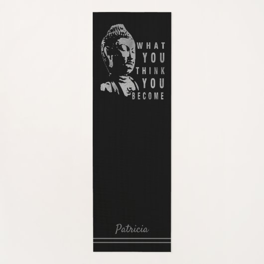 Inspirerend Boeddha-citaat Yogamat (Voorkant)