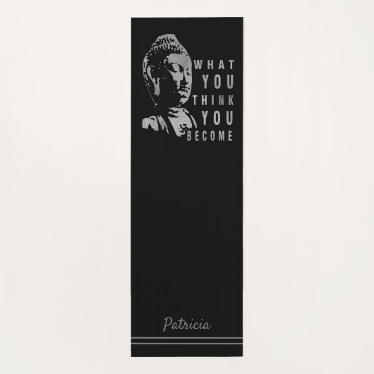 Inspirerend Boeddha-citaat Yogamat (Achterkant)