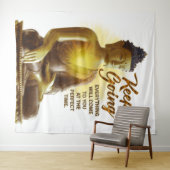 Inspirerend Boeddha Verlichting Wandkleed (In Situ (horizontaal))