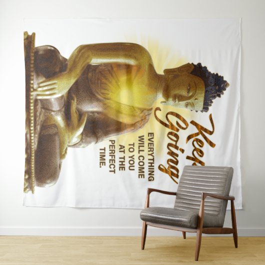 Inspirerend Boeddha Verlichting Wandkleed (In Situ (horizontaal))