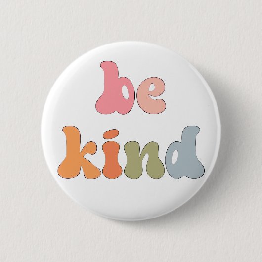 Inspirerend Boho kleurrijke Waterverf Ronde Button 5,7 Cm (Voorkant)