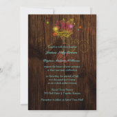 Inspirerend bomen Magical Country Wedding Kaart (Achterkant)