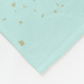 Inspirerend boodschap Het leven is mooi Fleece Deken (Hoek)