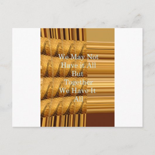 Inspirerend boodschap met African Wildlife Design Briefkaart (Voorkant)