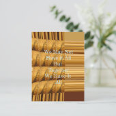 Inspirerend boodschap met African Wildlife Design Briefkaart (Staand voorkant)