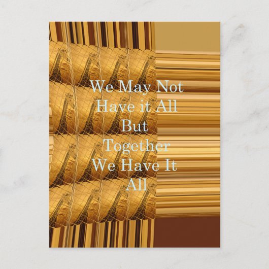 Inspirerend boodschap met African Wildlife Design Briefkaart (Voorkant)