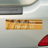 Inspirerend boodschap met African Wildlife Design Bumpersticker (Op auto)