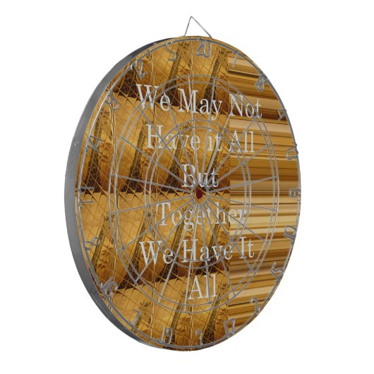 Inspirerend boodschap met African Wildlife Design Dartbord (Voorkant Links)