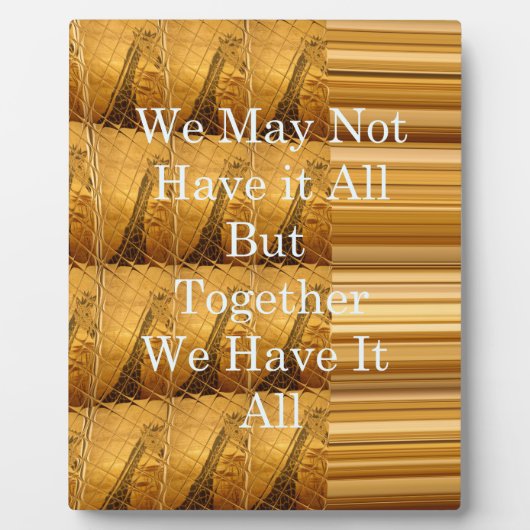 Inspirerend boodschap met African Wildlife Design Fotoplaat (Voorkant)