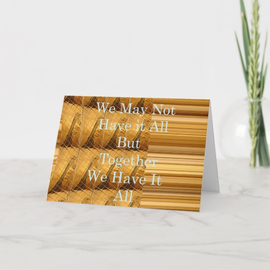 Inspirerend boodschap met African Wildlife Design Kaart (Voorkant)