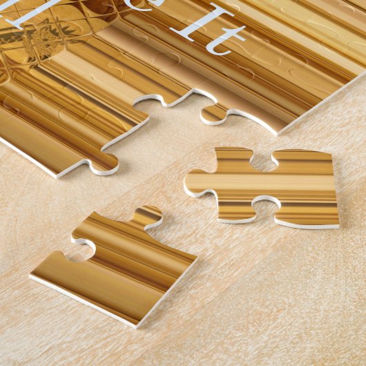 Inspirerend boodschap met African Wildlife Design Legpuzzel (Zijkant)