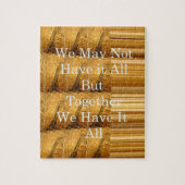 Inspirerend boodschap met African Wildlife Design Legpuzzel (Verticaal)