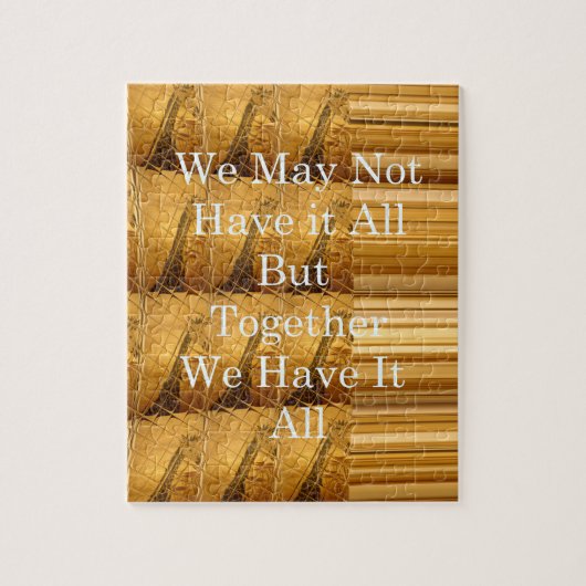 Inspirerend boodschap met African Wildlife Design Legpuzzel (Verticaal)