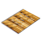 Inspirerend boodschap met African Wildlife Design Notitieboek (Linkerzijde)