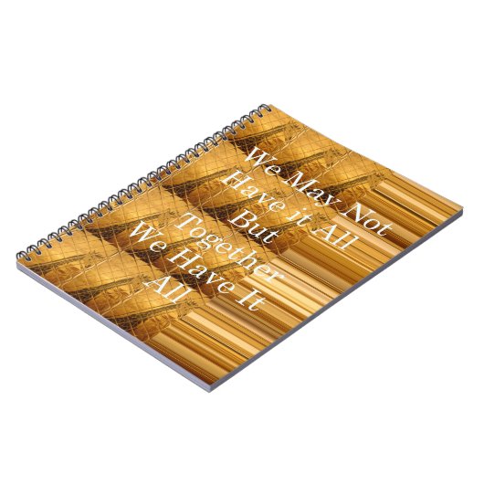 Inspirerend boodschap met African Wildlife Design Notitieboek (Linkerzijde)