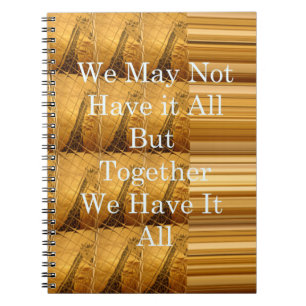 Inspirerend boodschap met African Wildlife Design Notitieboek