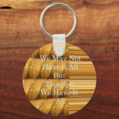 Inspirerend boodschap met African Wildlife Design Sleutelhanger (Voorkant)