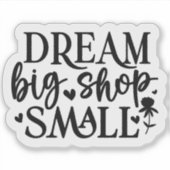 Inspirerend boodschap voor verpakkingen voor klein sticker (Voorkant)