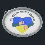 Inspirerend boodschap We staan voor Oekraïne Gesp<br><div class="desc">Oekraïense people-steun Stop de war!</div>